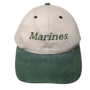 Marines Slideback Baseball Hat Multicolor One Size Embroidered Falcon